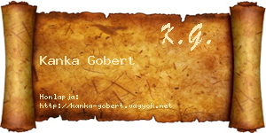 Kanka Gobert névjegykártya